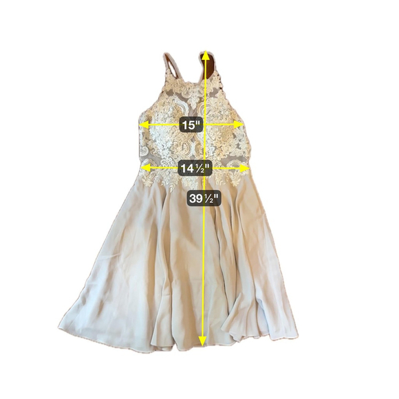 Elegant JJ's House Dress - Stunning Gray Evening Gown - Size 10 - Picture 3 of 6